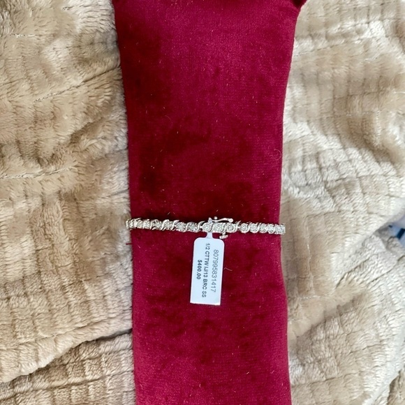 Genuine Diamond Bracelet| 1/2 ct.|Sterling Silver|Ethically sourced|NIB|… - Picture 4 of 8